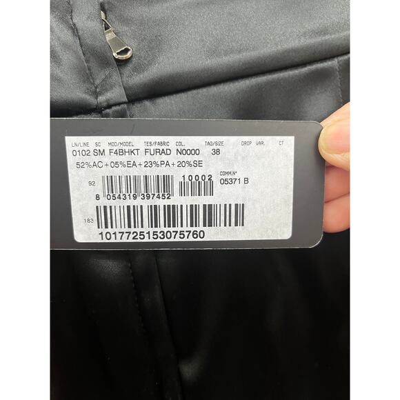 NWT Dolce & Gabbana Runway Black Lace-Up Stretch-Satin Mini Skirt IT 44 US L - Picture 10 of 10